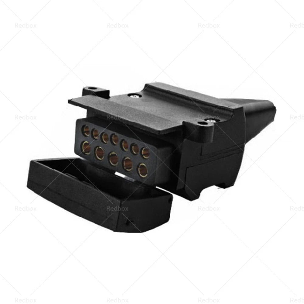 12 Pin Flat Female Socket for Trailer Connector Car Caravan