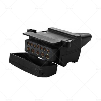 12 Pin Flat Female Socket for Trailer Connector Car Caravan