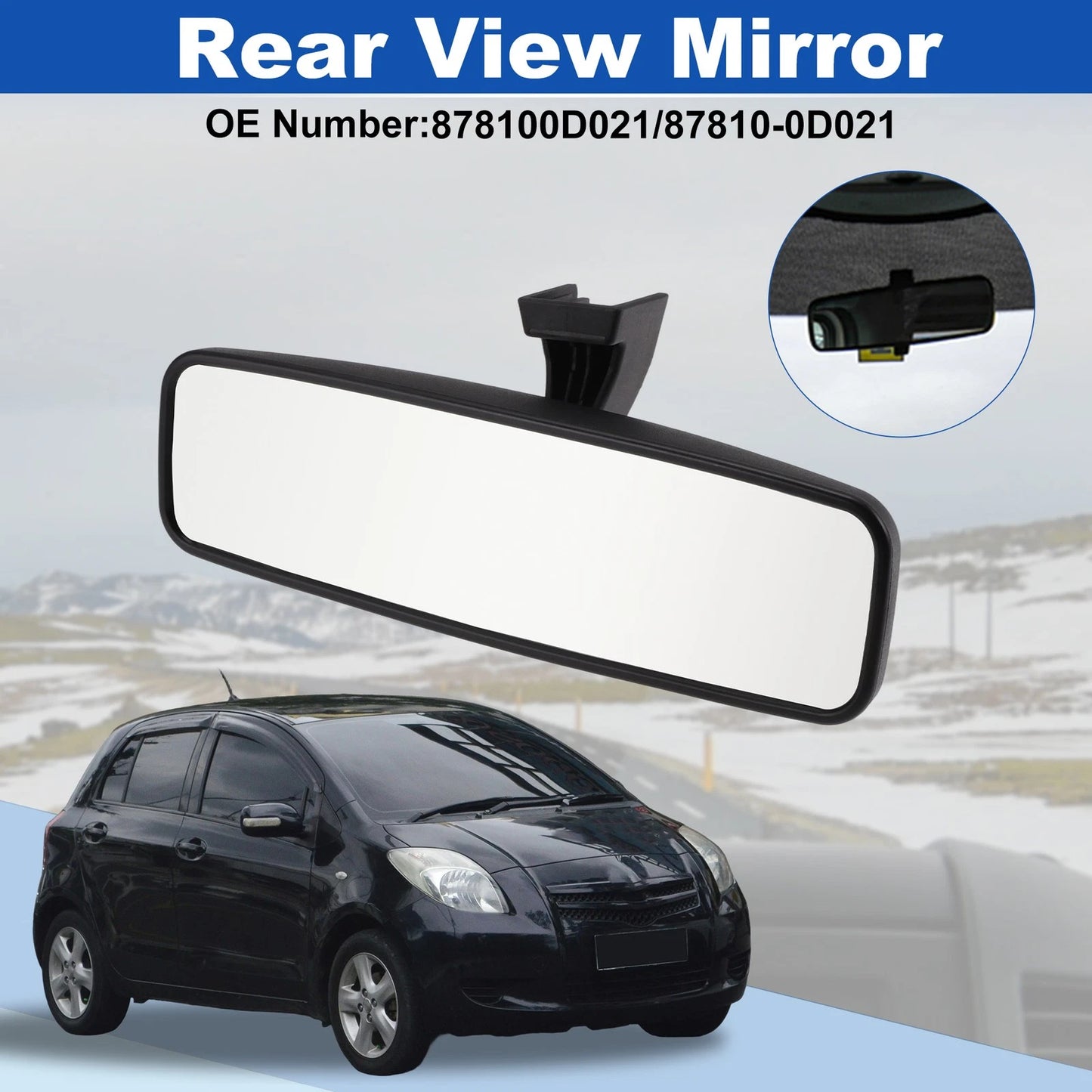 Interior Rearview Mirror for Toyota Corolla (2002–2007)
