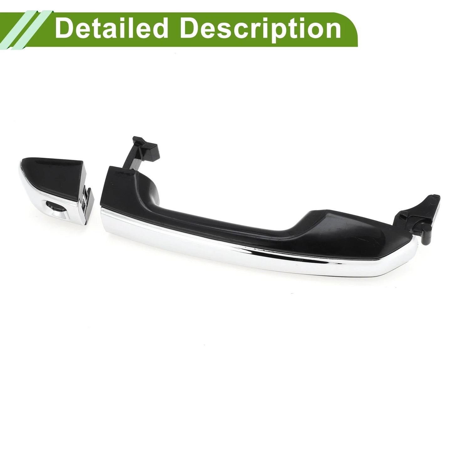 Exterior Door Handle Silver Tone for Toyota Lexus GX460 4Runner (2010-2023)