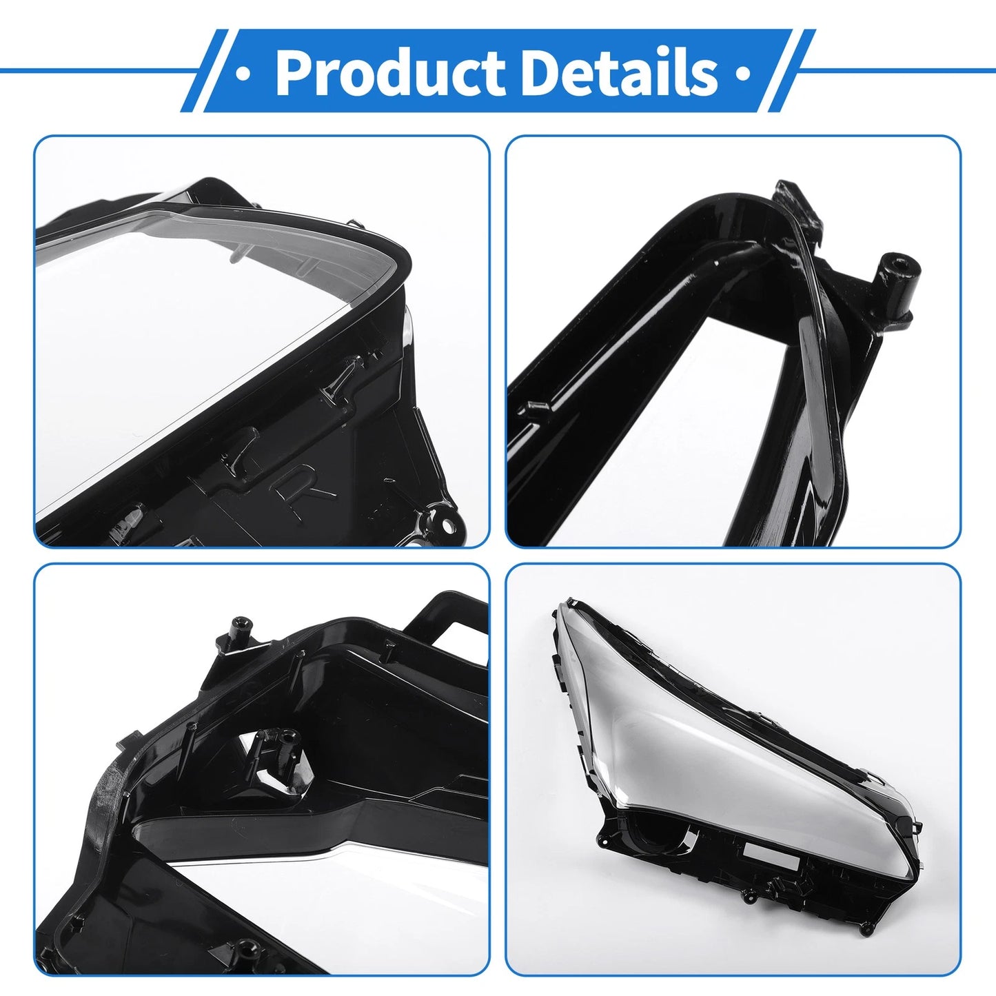 Front Right Headlight Lens Cover for Lexus NX200/NX300h (2014-2020)