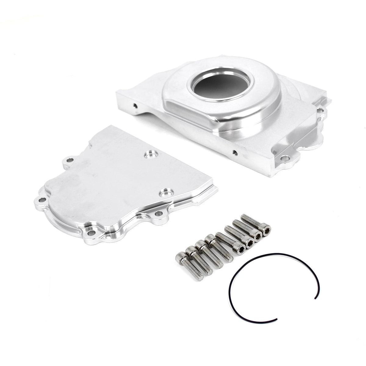 Billet Aluminum Timing Chain Covers for Chevy GM GEN III LS1 LS6 (1997-2006)
