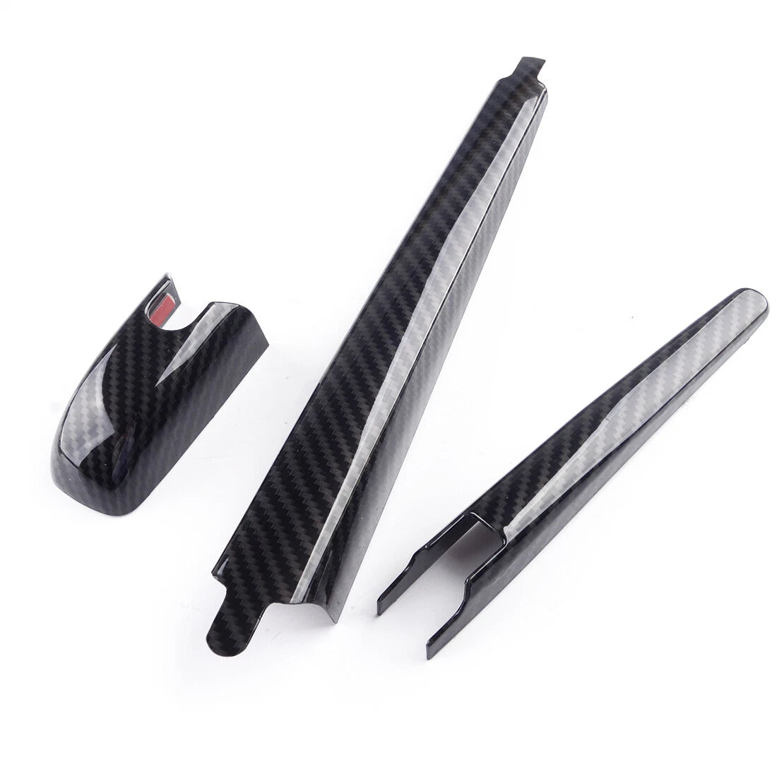 3x Carbon Fiber Rear Wiper Cover for Dodge Durango (2011-2020)