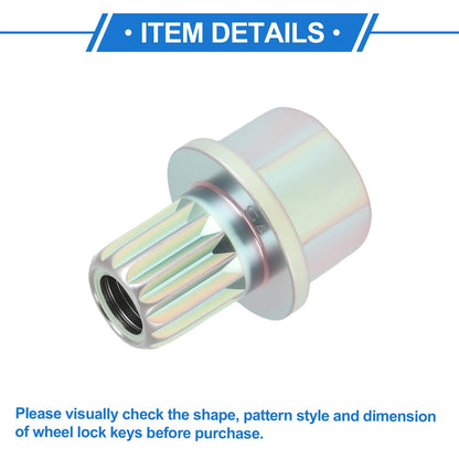 31/15PT Wheel Lock Lug Nut for BMW Anti Theft Removal Key Socket Adapter