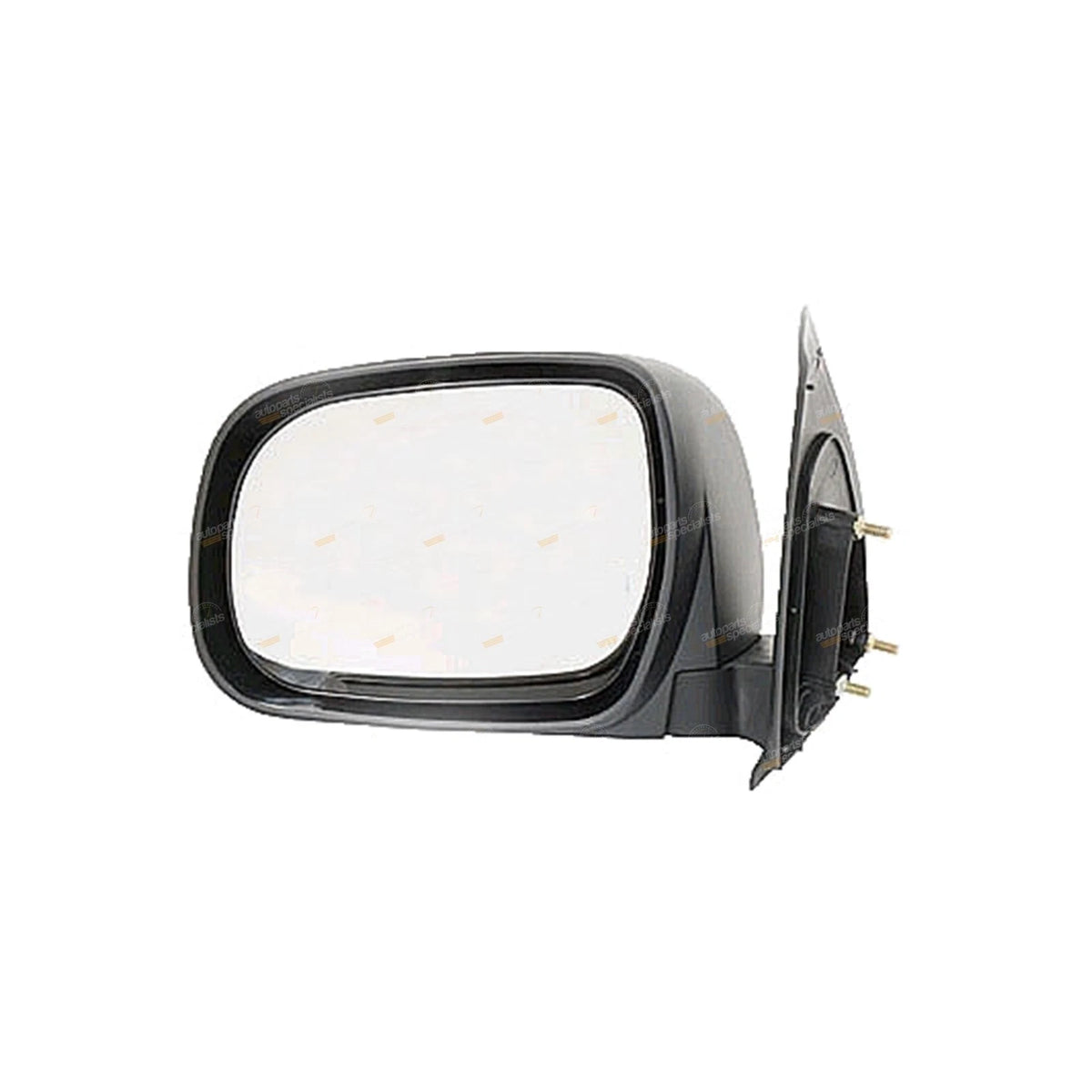 Left Black Manual Side Door Mirror for Toyota Hilux (2005–2015)