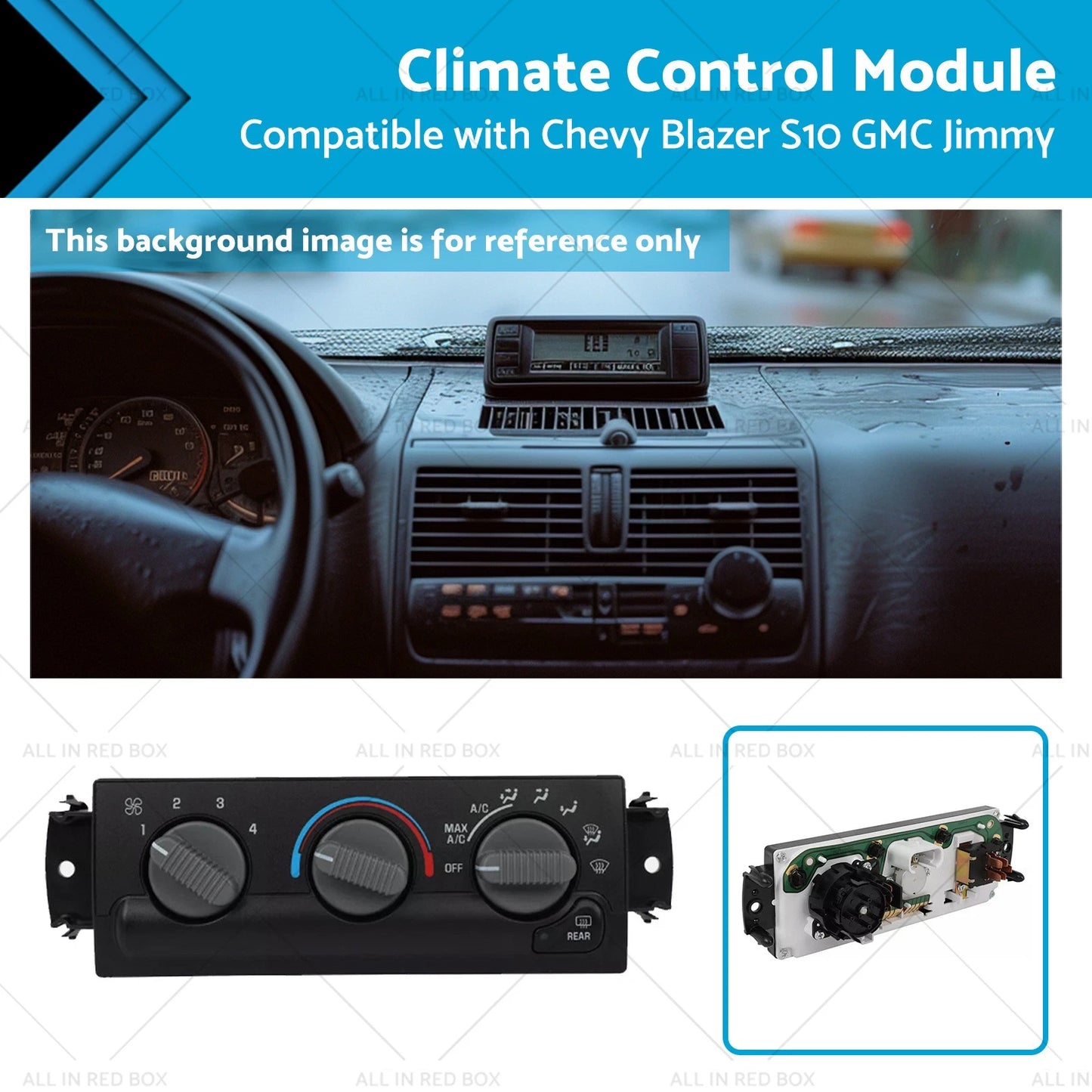 Climate Control Module for Chevy Blazer S10 GMC Jimmy (1998-2005)