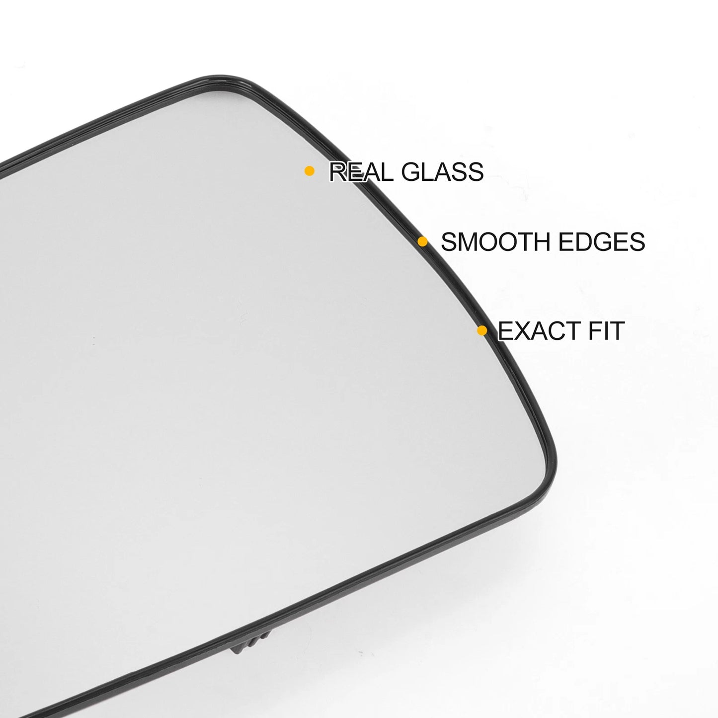 Left Side Heated White Mirror Glass for KIA Sorento (2009-2014)