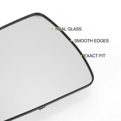 Left Side Heated White Mirror Glass for KIA Sorento (2009-2014)