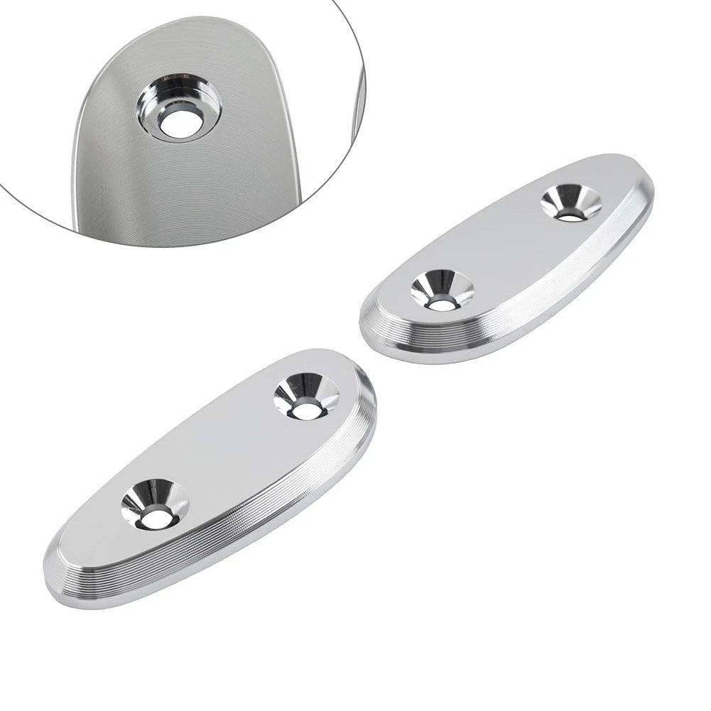 Rearview Mirror Block Off Base Plate Chrome for Suzuki Hayabusa GSX1300R (08-20)