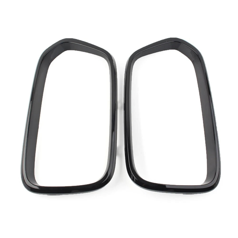 Black Front Bumper Grille Frame Cover Trim for BMW X2 F39 (2018-2021)