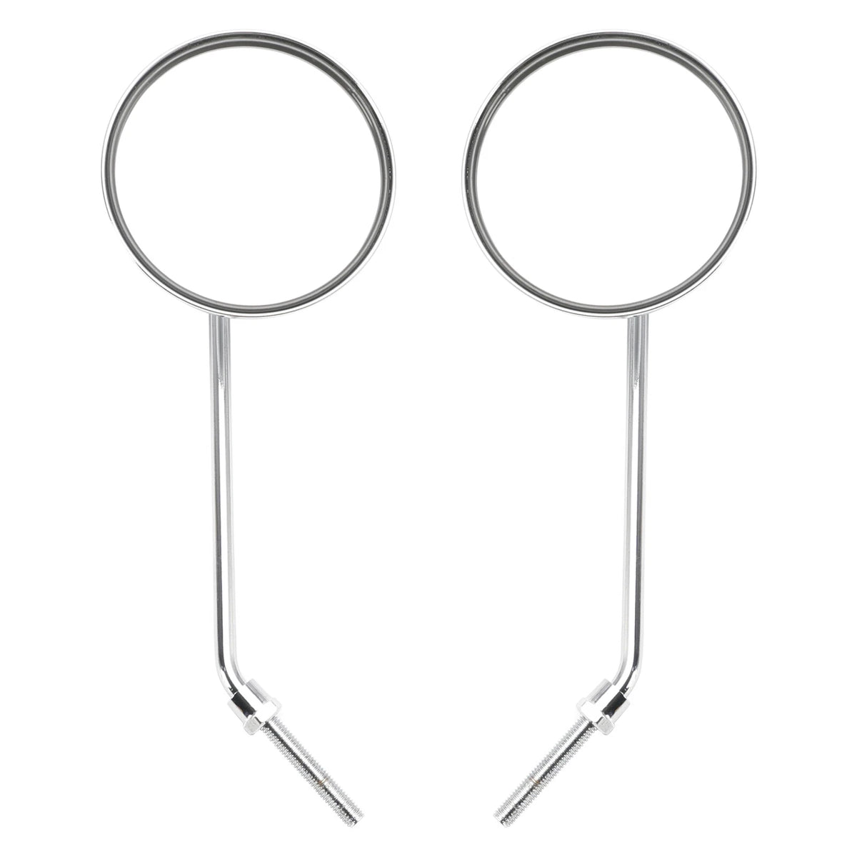 Mirrors Pair Chrome Round 8mm for Honda C50 C65 C70 C90 (1967-1979)
