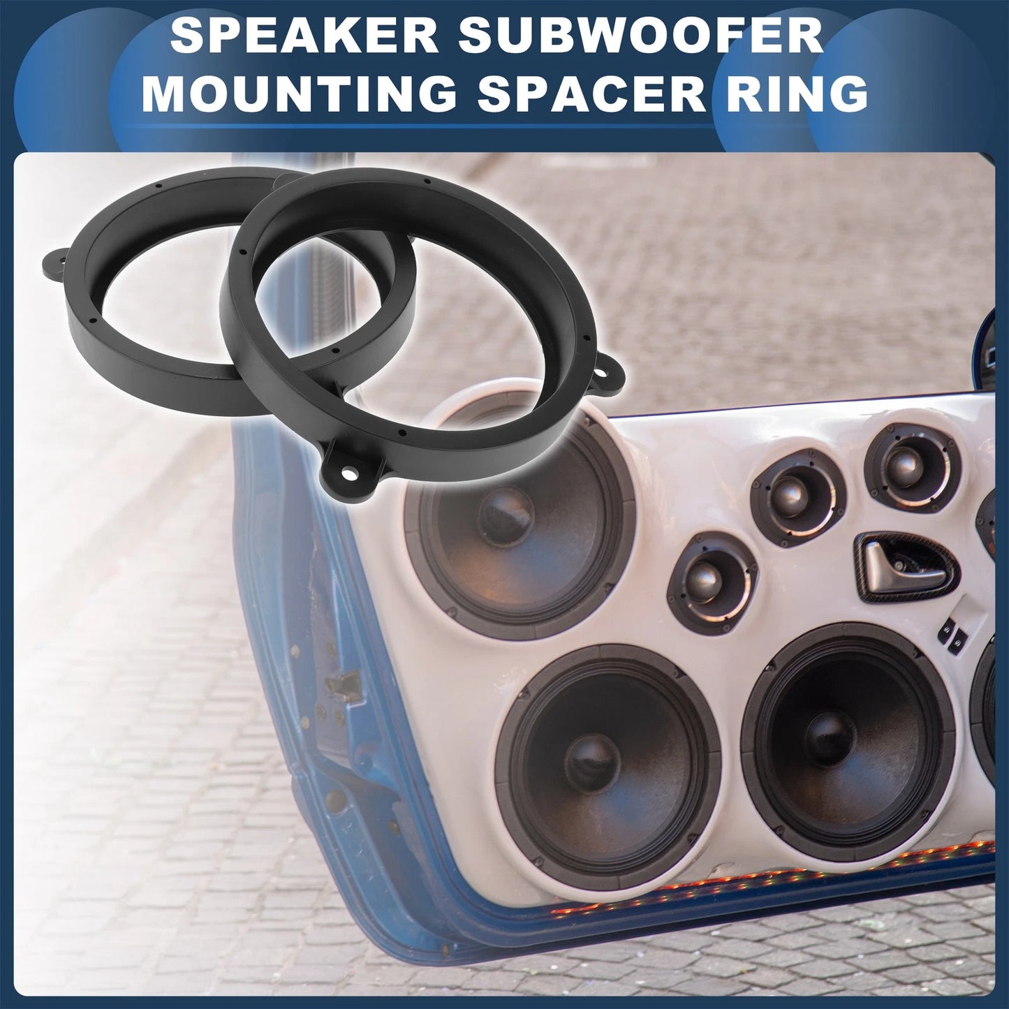 6.5" Speaker Spacer Ring Adaptor for Subaru  -  Pcs
