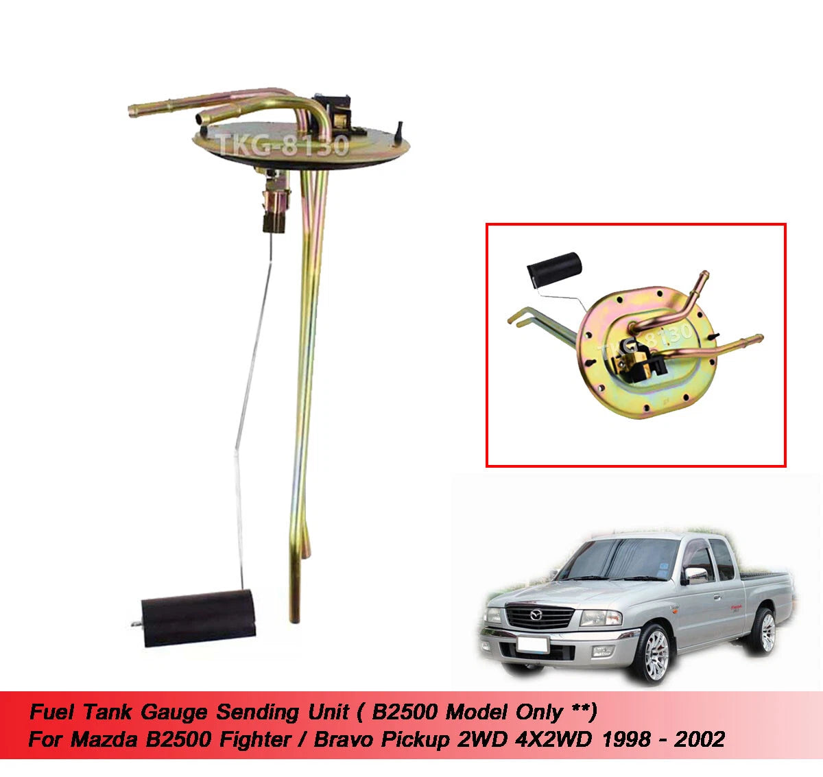 Fuel Tank Sending Unit for Mazda B2500 Fighter B-Series 2WD (98-02)