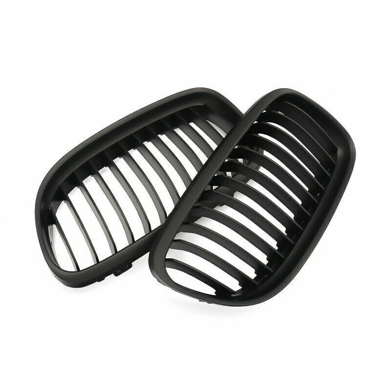 Front Bumper Kidney Grille for BMW E90 E91 3 Series Glossy Black (2008-2011)