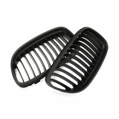 Front Bumper Kidney Grille for BMW E90 E91 3 Series Glossy Black (2008-2011)