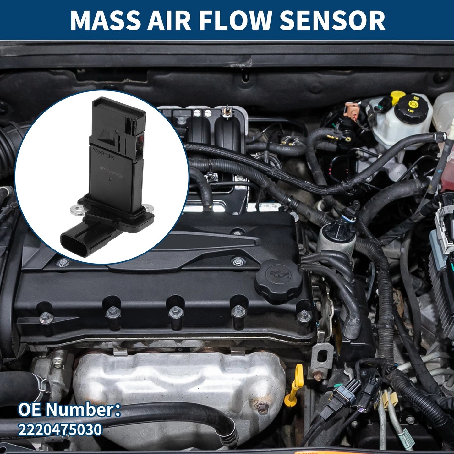 Mass Air Flow Sensor Meter for Toyota Land Cruiser 100 (1998-2007)