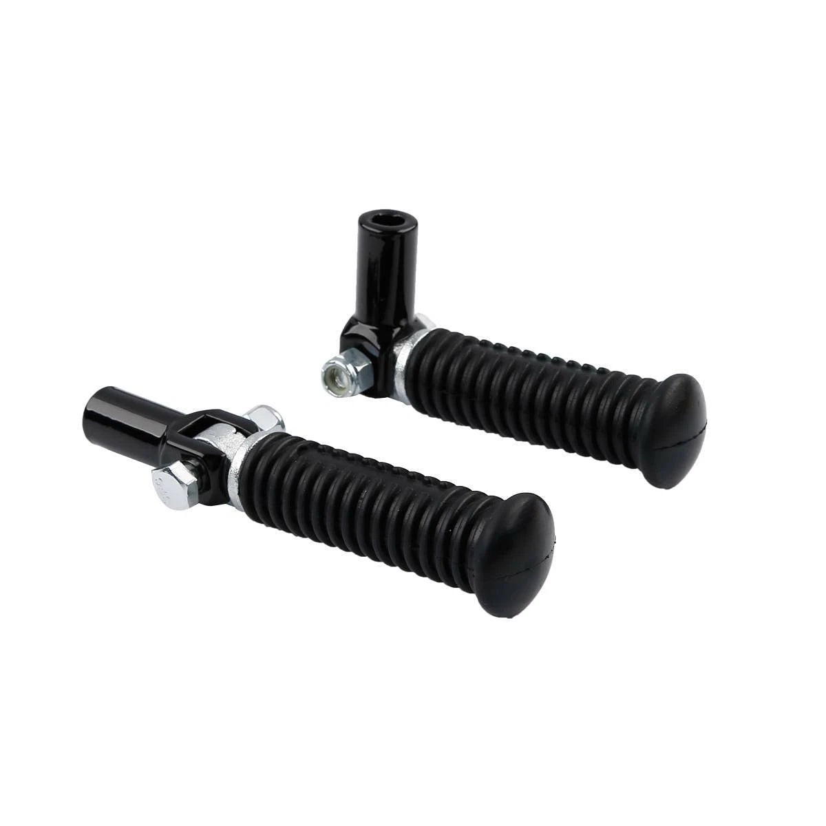 Black Passenger Footpeg Clevis Support Mount for Harley Softail (2000-2006)
