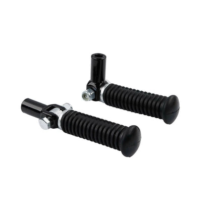Black Passenger Footpeg Clevis Support Mount for Harley Softail (2000-2006)
