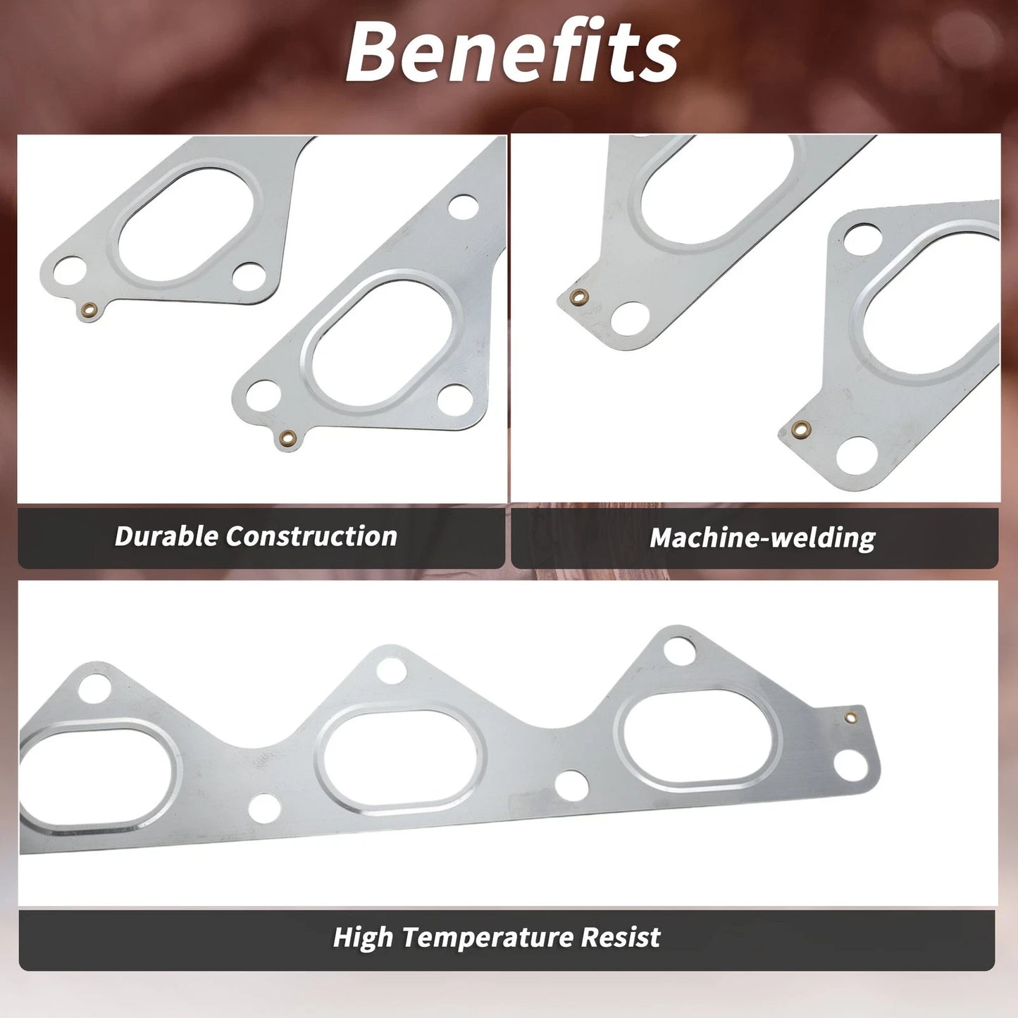 Exhaust Manifold Header Gaskets for Hyundai Santa Fe (2003-2006)