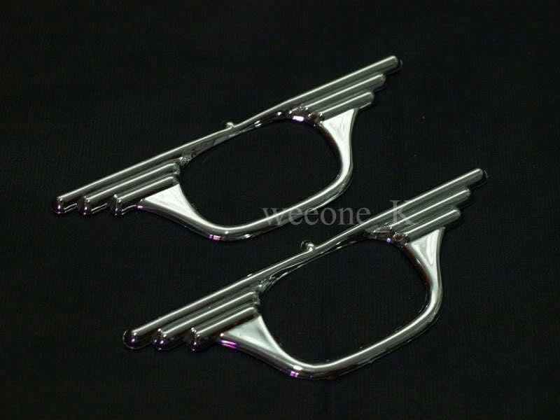 2 x Chrome Side Lamp Trim Lights for Toyota Vigo, Vios, Altis (2002-2023)
