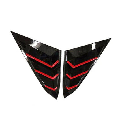 1/4 Quarter Side Window Louvers for Honda Civic Sedan (2016-2020)