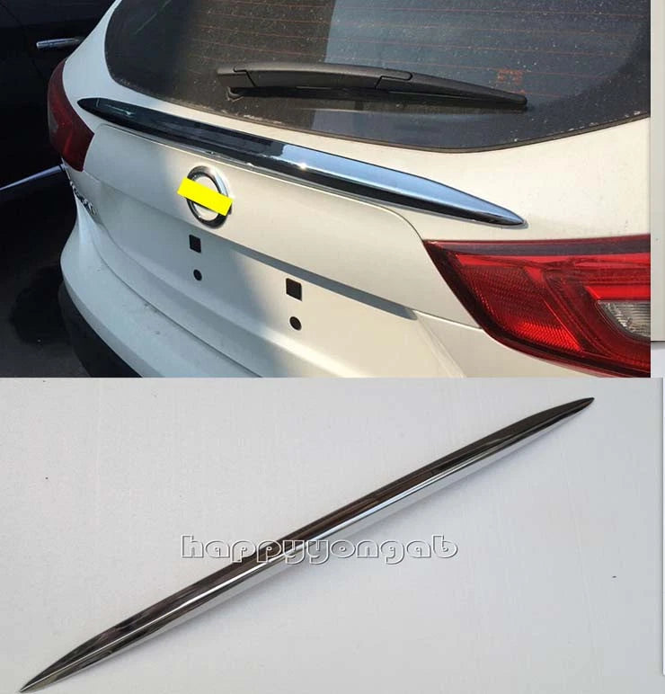 Chrome Rear Truck Cover Trim for Nissan Qashqai Rogue Sport (2014-2021)