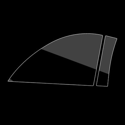 Clear Film Front Door Panel Protection for Tesla Model Y (2020-2023)