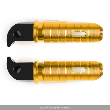 Rear Footrest Pegs for Yamaha XJR 1300, 1200, Tracer 900, YZF R3, R25, MT10 (2001-2023)