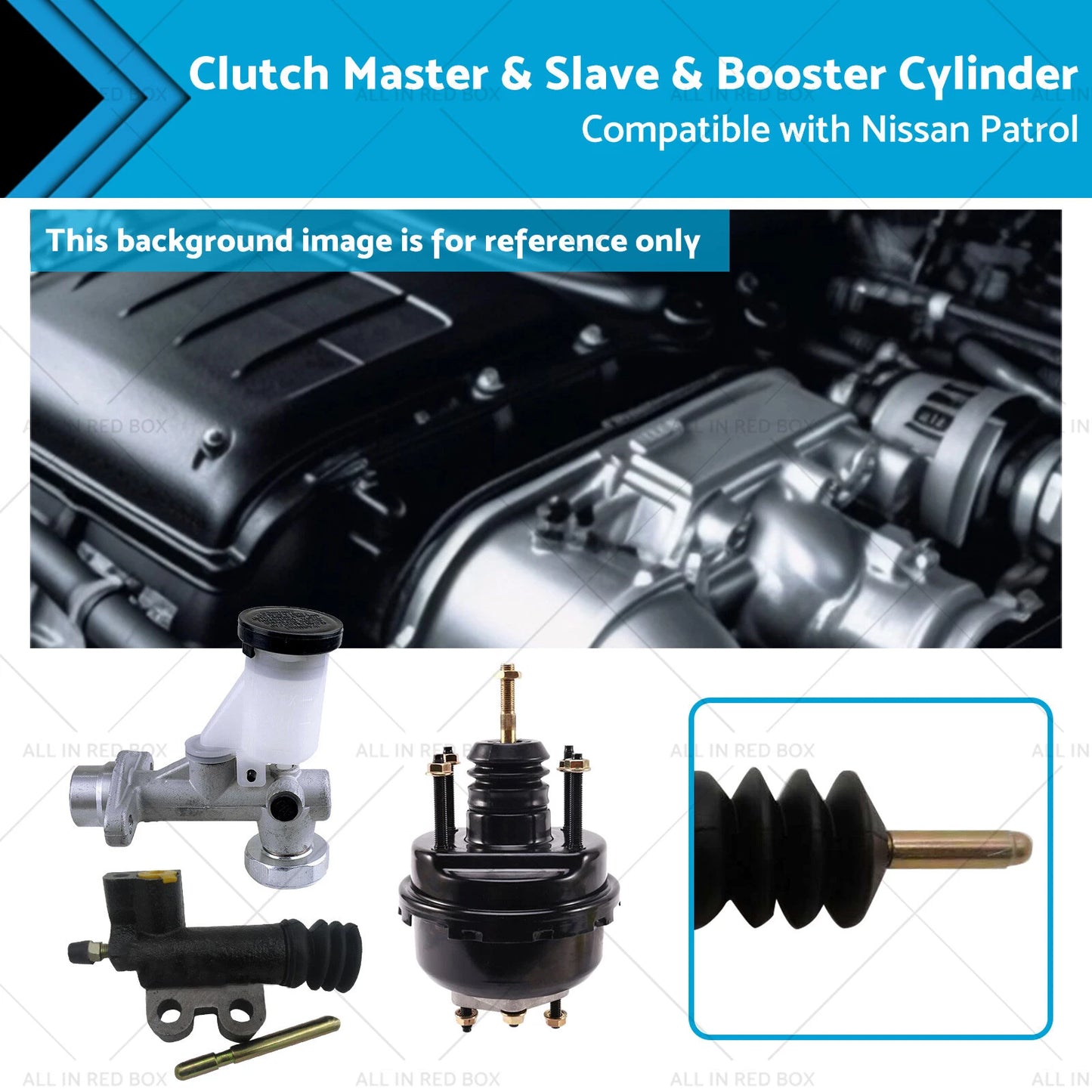 Clutch Slave, Master & Booster Cylinder for Nissan Patrol GU (1997-2023)