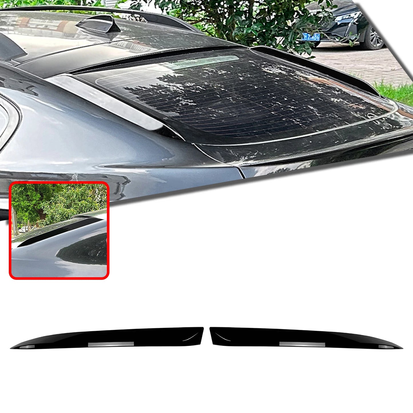 Rear Window Spoiler Lip for BMW X6 E71 (2008-2014)