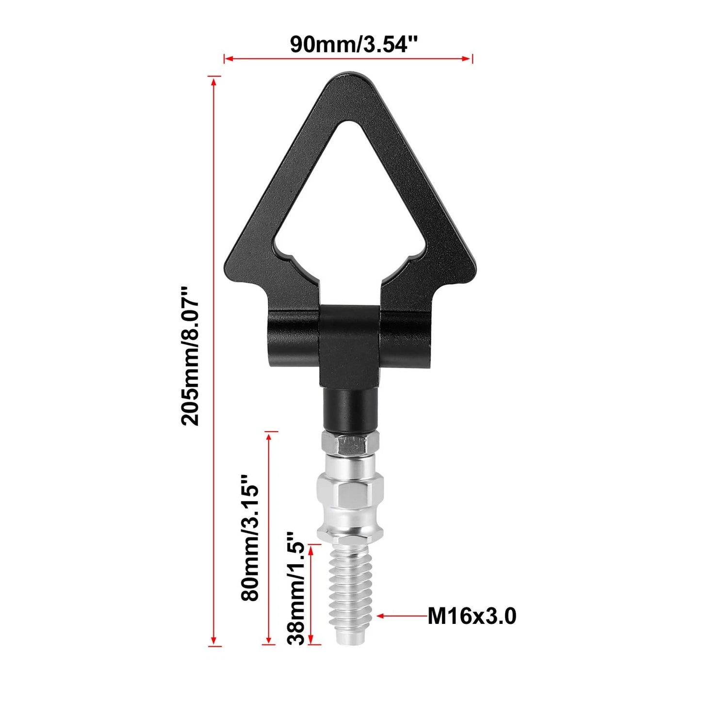 Tow Hook Triangle Ring for BMW 3 Series Z3 Z4 Black