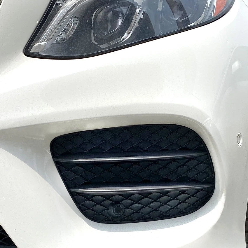 Front Bumper Side Grill Covers Deflectors for Mercedes-Benz GLE (2015–2018)