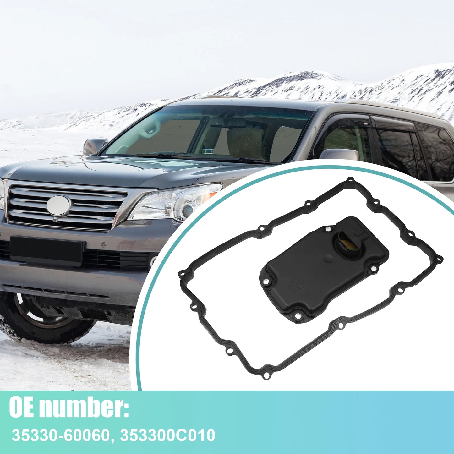 Transmission Filter Oil Pan Gasket Assembly for Lexus GX (2003-2023)