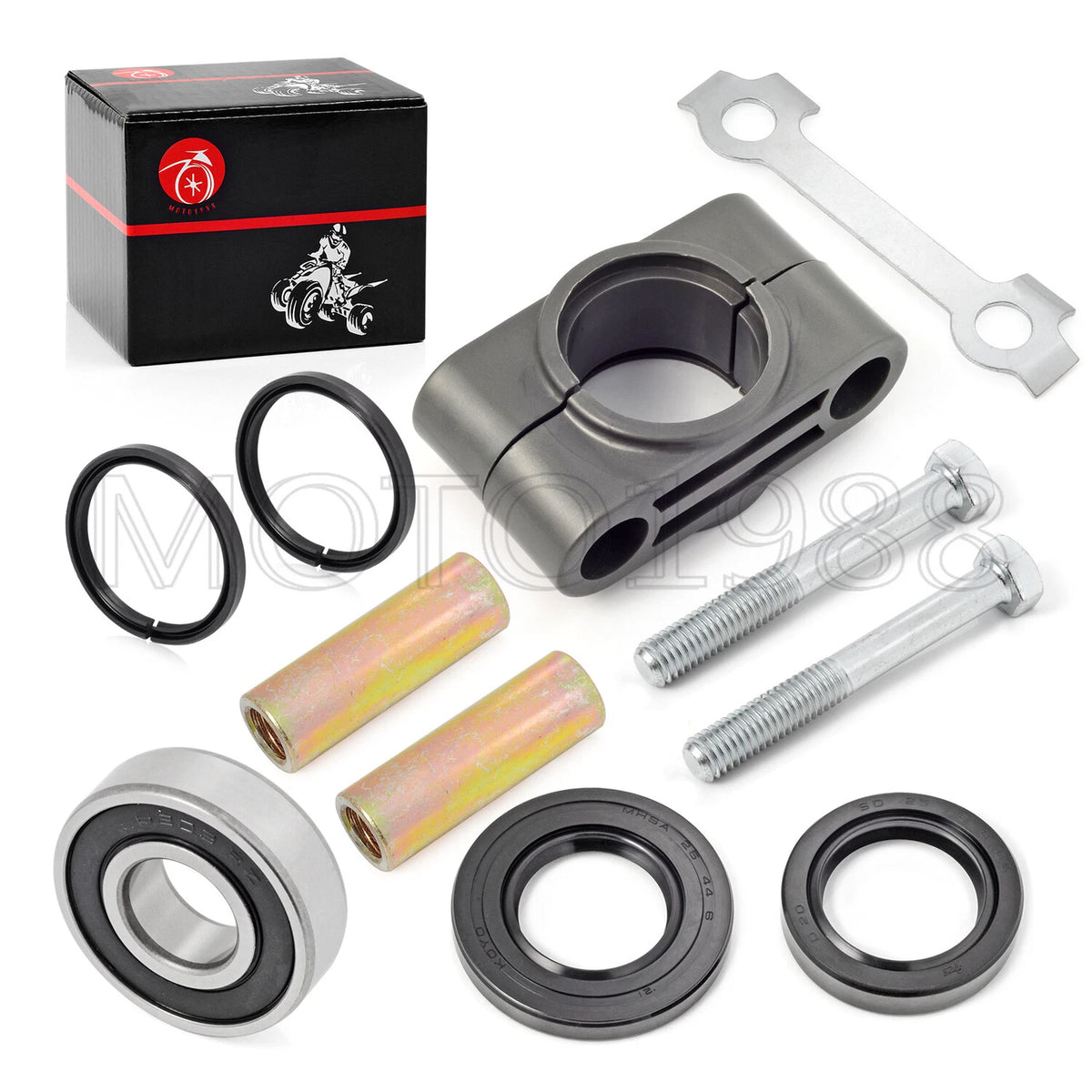 Steering Stem Bushing Bearing Seal Rebuild Kit for Yamaha Kodiak (1993–2006)