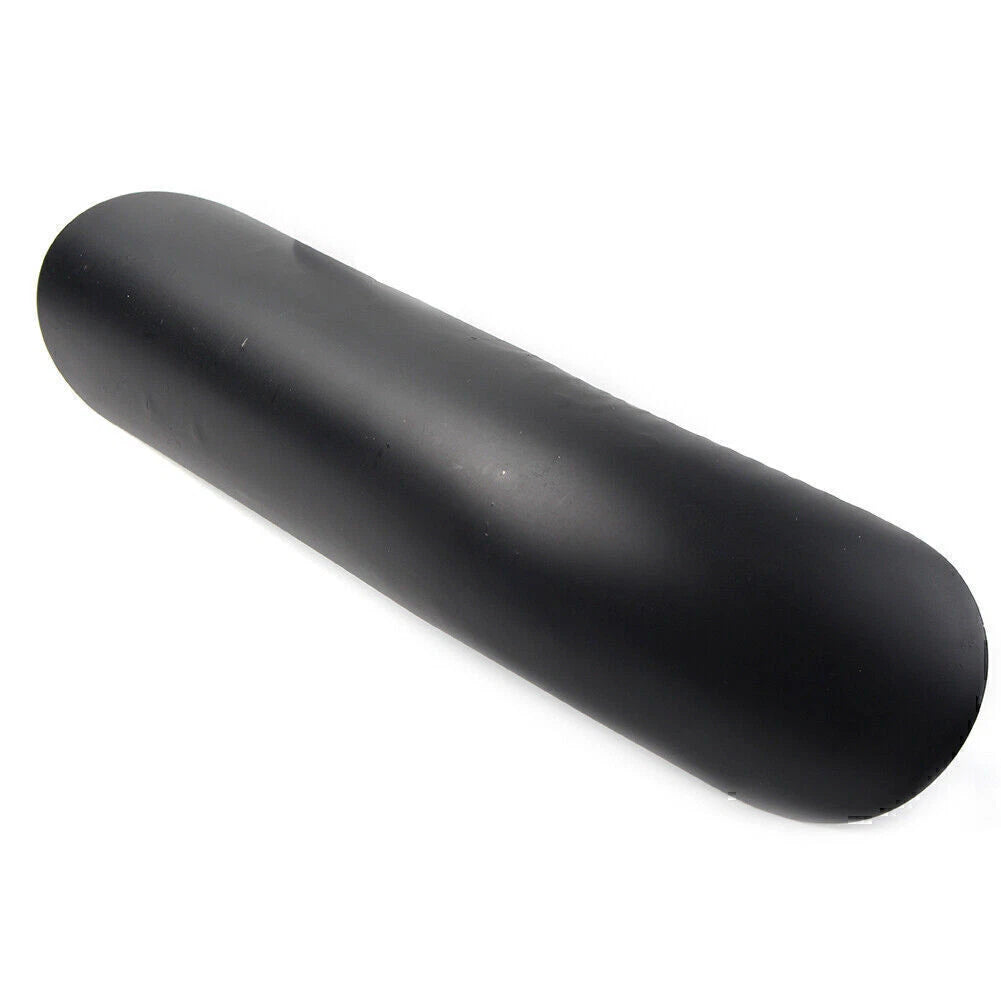 Curved Black Exhaust Muffler Pipe Heat Shield Cover for Harley