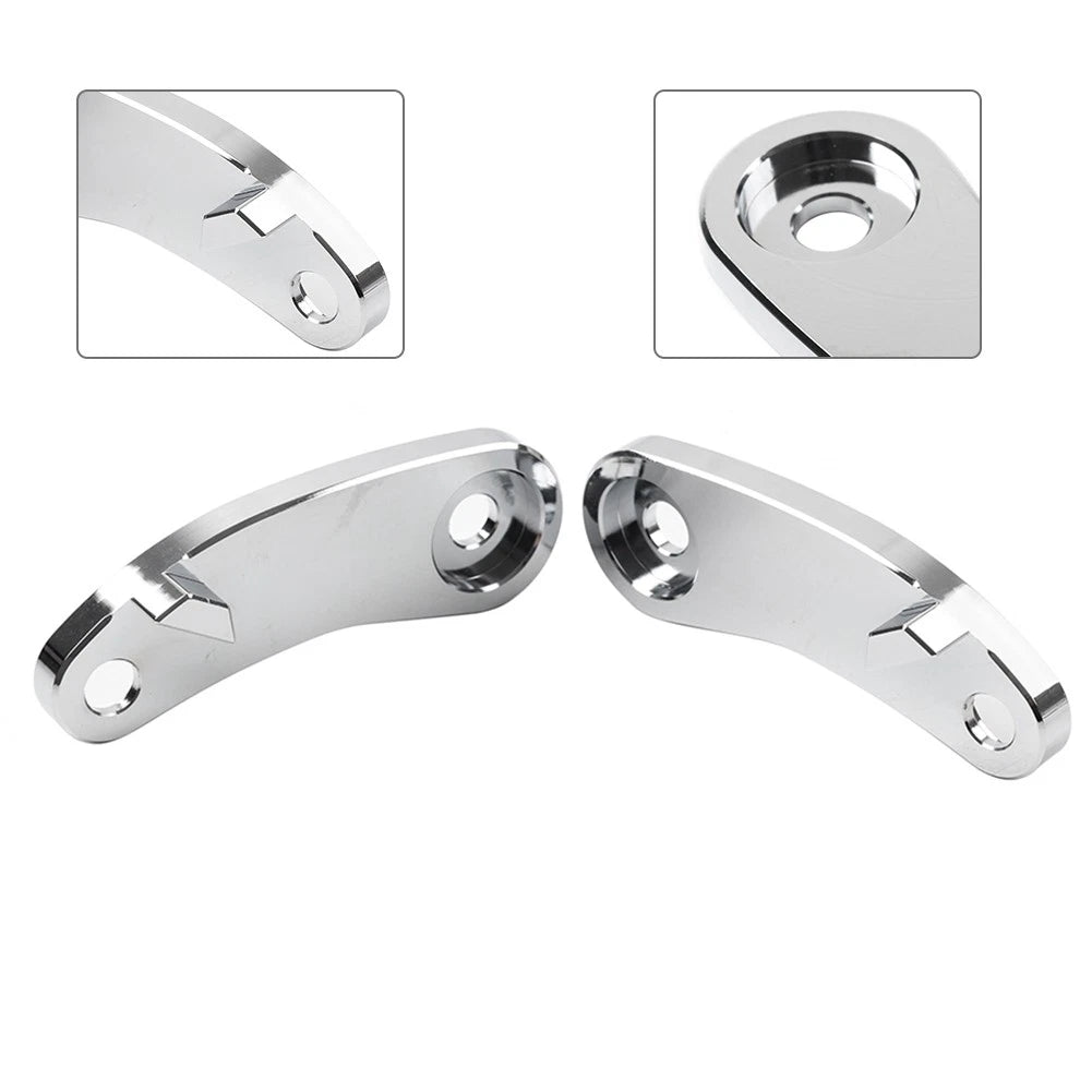 Turn Signal Mount Bracket Relocation Kit for Harley Softail Bad Boy Springer
