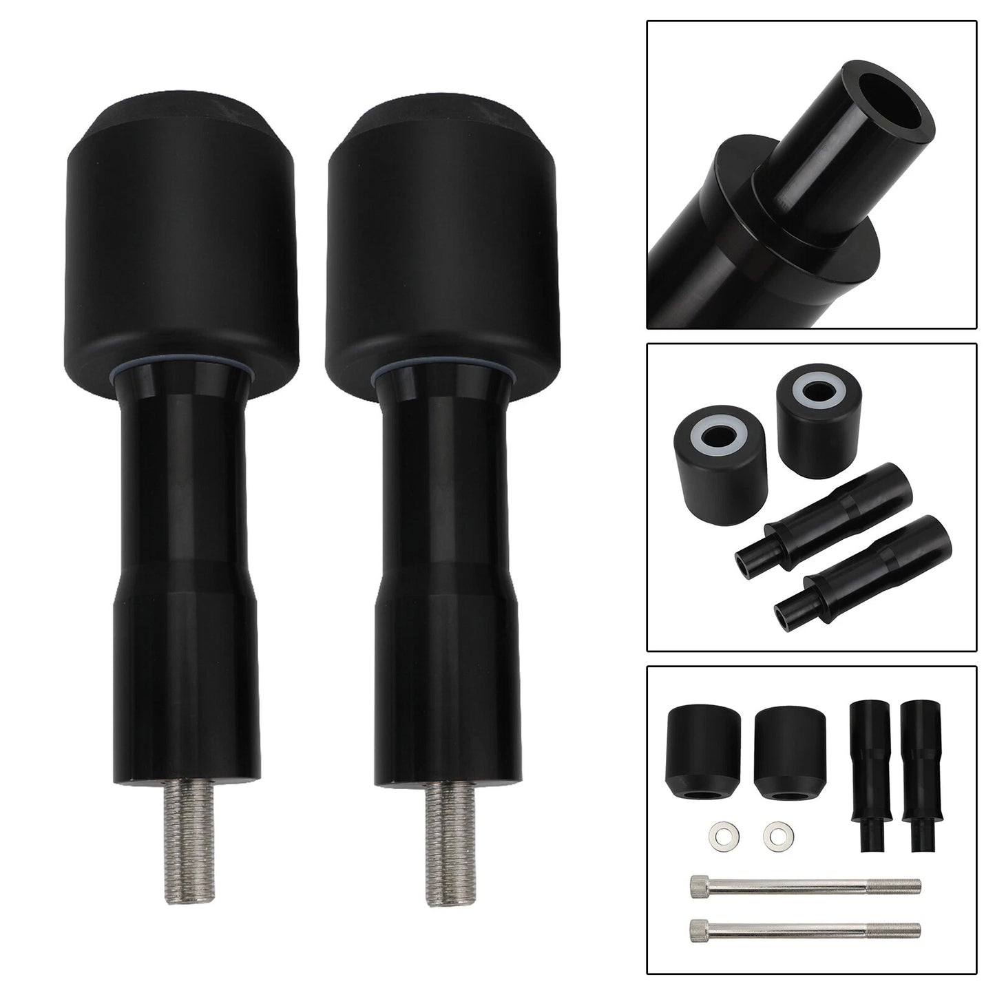 Crash Slider Protector Black for Yamaha YZF-R7 (2021-2023)