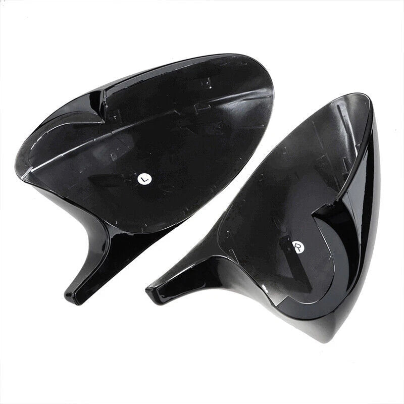 Gloss Black Side Mirror Covers for BMW E90 E93 M3 Style (2007-2013)