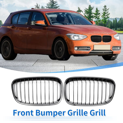 Pair Front Upper Bumper Grille Signal Slat for BMW 1 Series F20 (2011-2014)