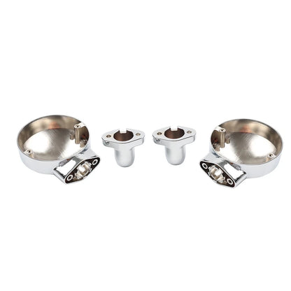Chrome Front Turn Signal Housing Bracket for Harley Sportster & Street Glide