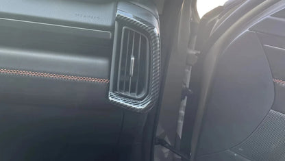 Front Air Vent Outlet Lid Carbon Fiber Cover Trim for Mazda CX-50 (2023-2024)