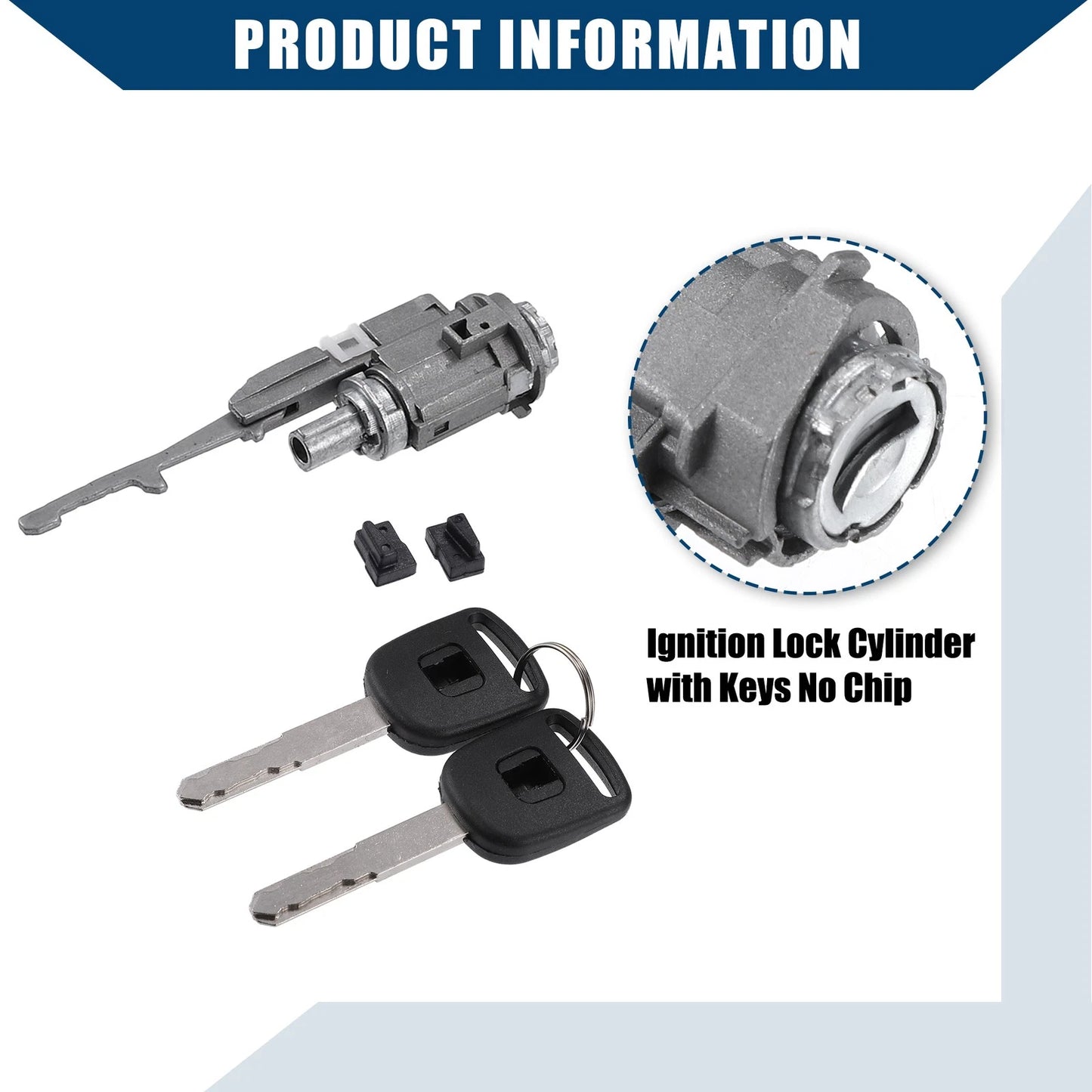 Ignition Switch Door Lock Cylinder for Honda Civic CR-V Element (2001-2011)