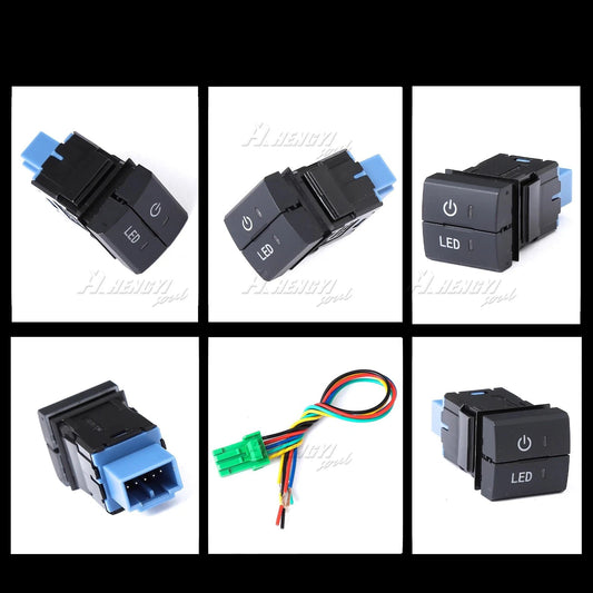 1X Dual Dashboard Switch Button for Highlander Sienna (2020–2024)