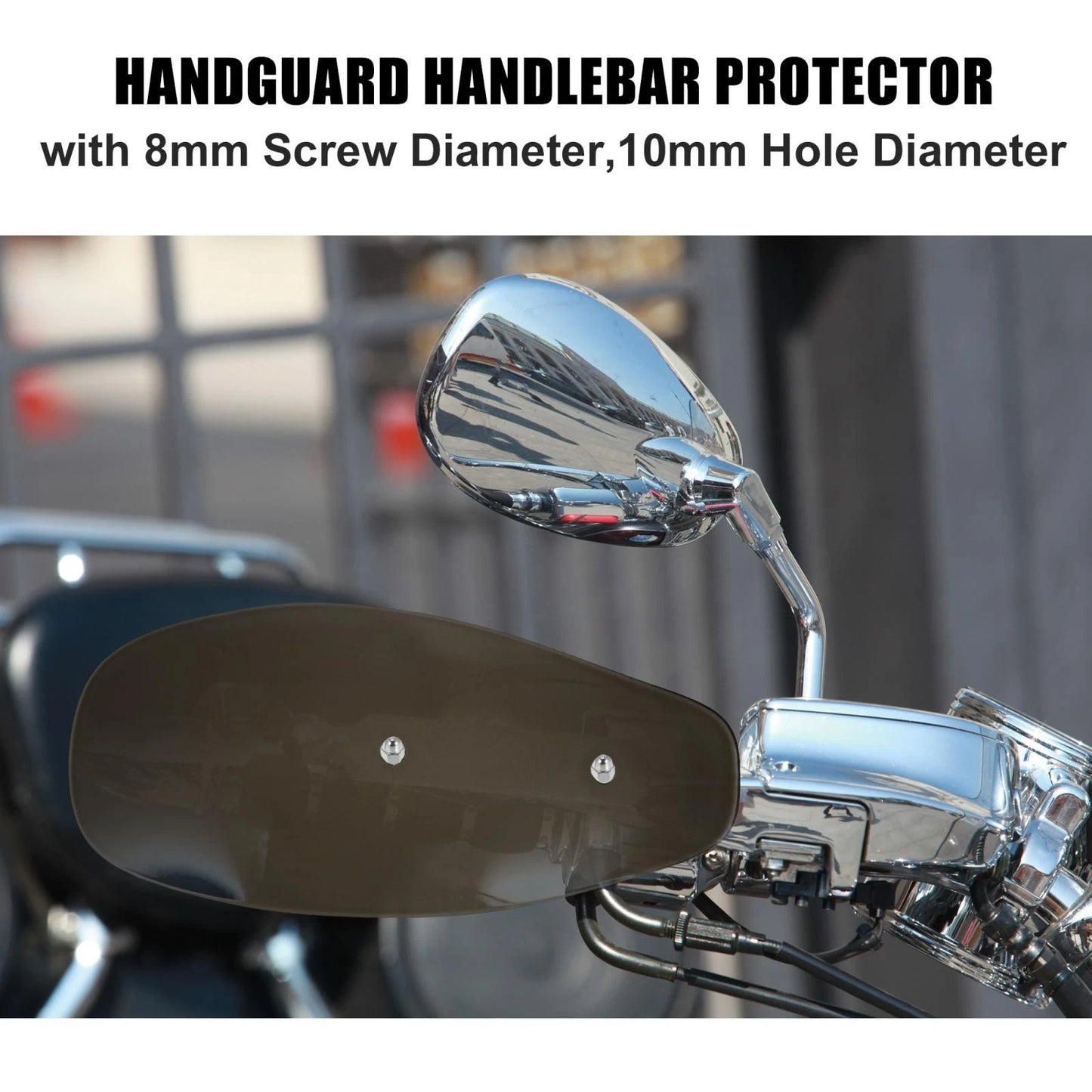 2 x Pair Motorcycle Handlebar Handguards Protector for Harley Honda