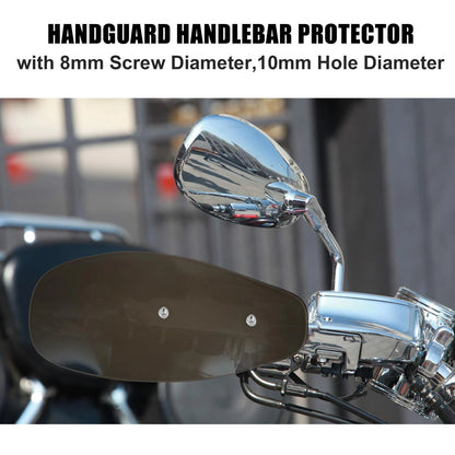 2 x Pair Motorcycle Handlebar Handguards Protector for Harley Honda