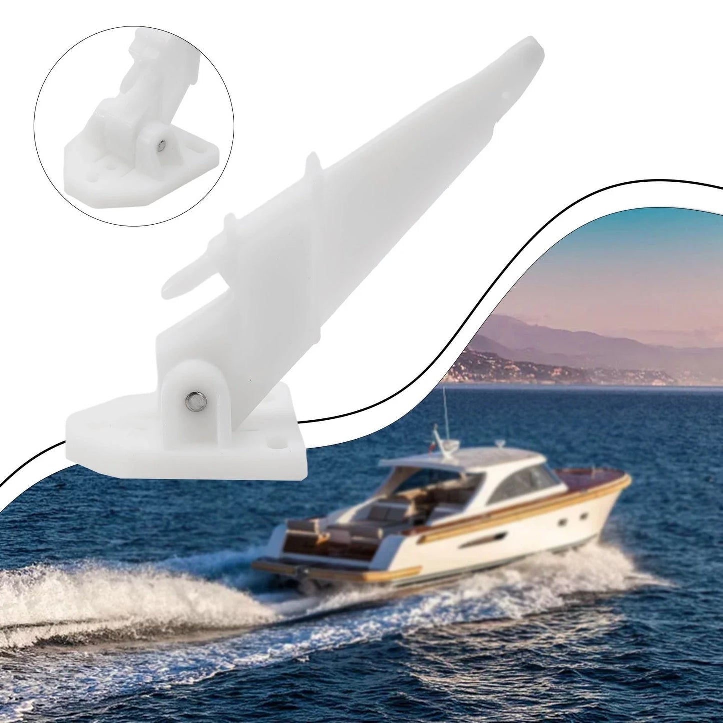 Pitot Tube for Marine Boat Pressure Speedometer, Compatible with Various Models