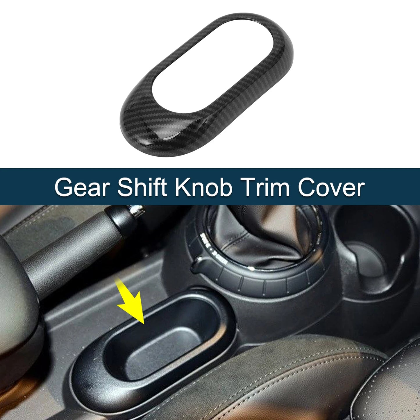 ABS Gear Shift Knob Cover for BMW Mini Hatch Hardtop (2002-2023)