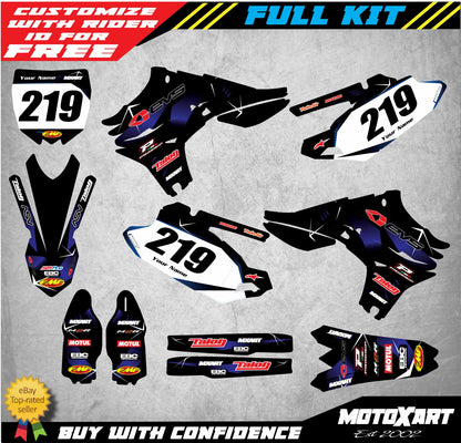 Custom Graphics Kit for Yamaha YZF 450F 2010-2013 DIGGER STYLE Decal