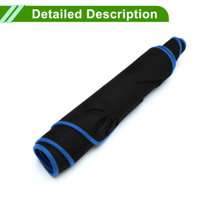Dash Cover Mat for Mitsubishi Outlander 3 PHEV GN0W Black Blue (2013-2023)