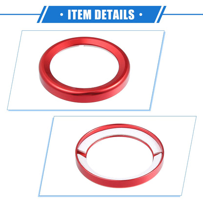 Red Engine Start Stop Ignition Push Button Cover for Ford Maverick (2022-2023)